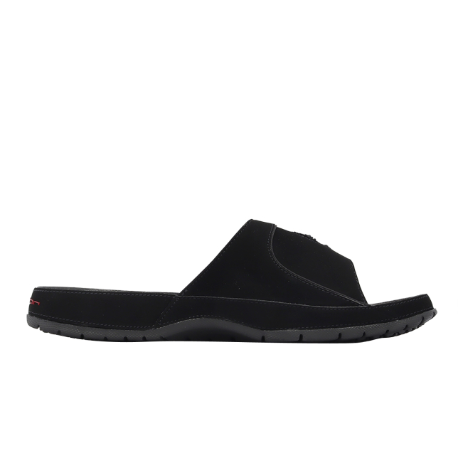 Jordan Hydro 8 Retro Slide Black University Red