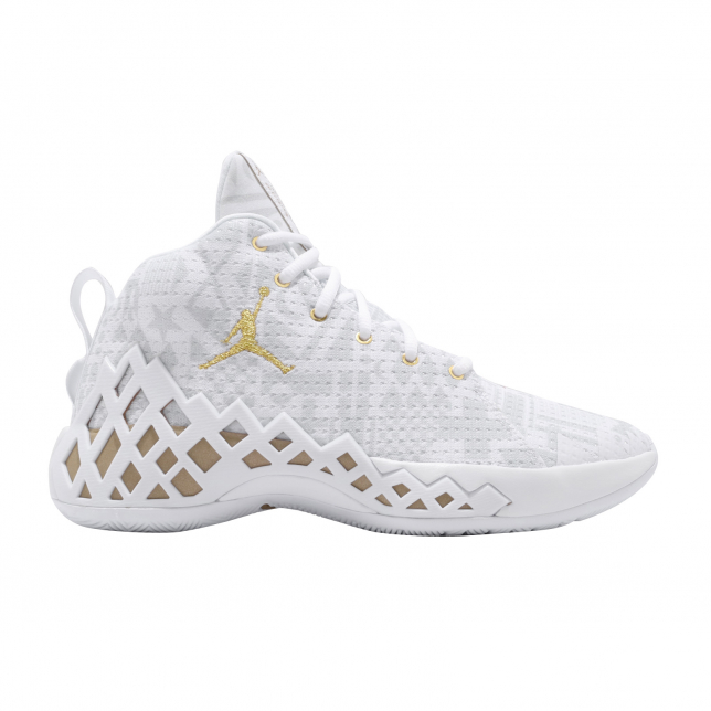 Jordan Jumpman Diamond Mid PF White Metallic Gold