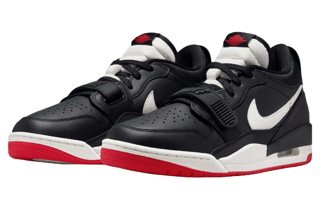 Jordan Legacy 312 Low Black / University Red