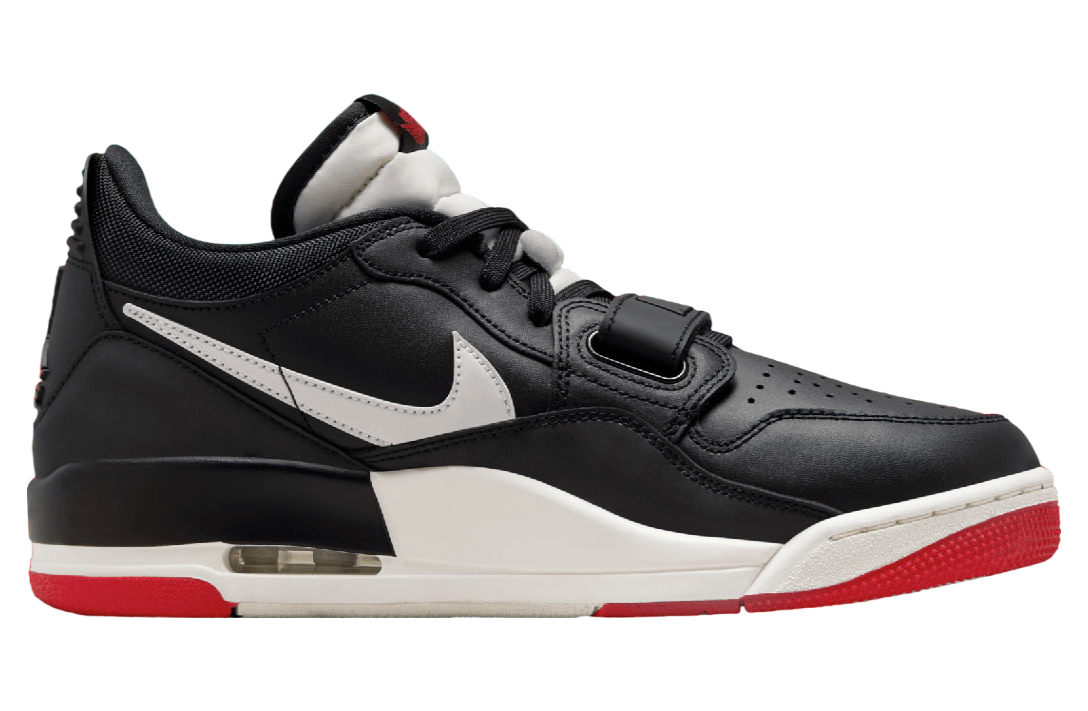 Jordan Legacy 312 Low Black / University Red