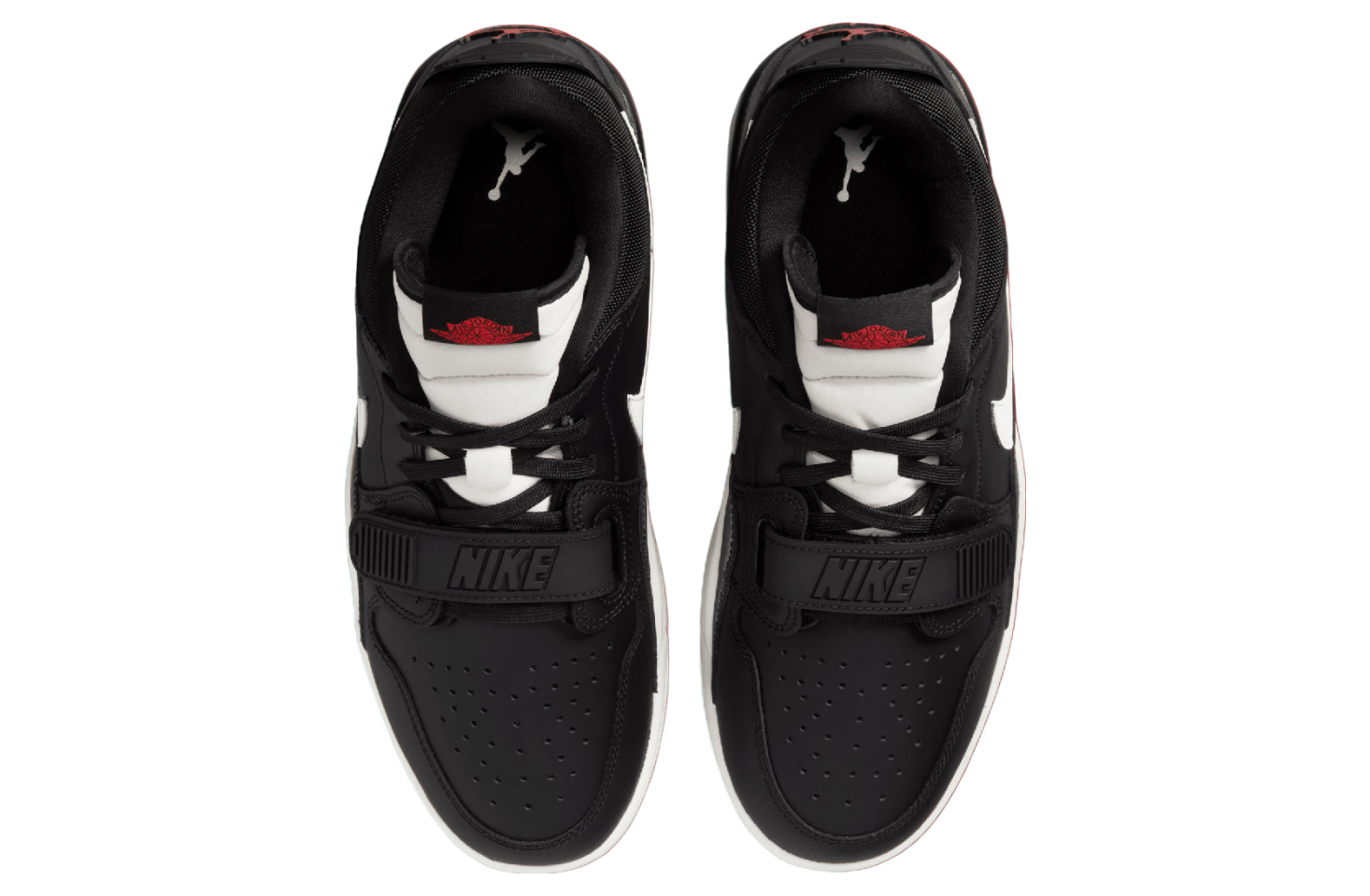 Jordan Legacy 312 Low Black / University Red