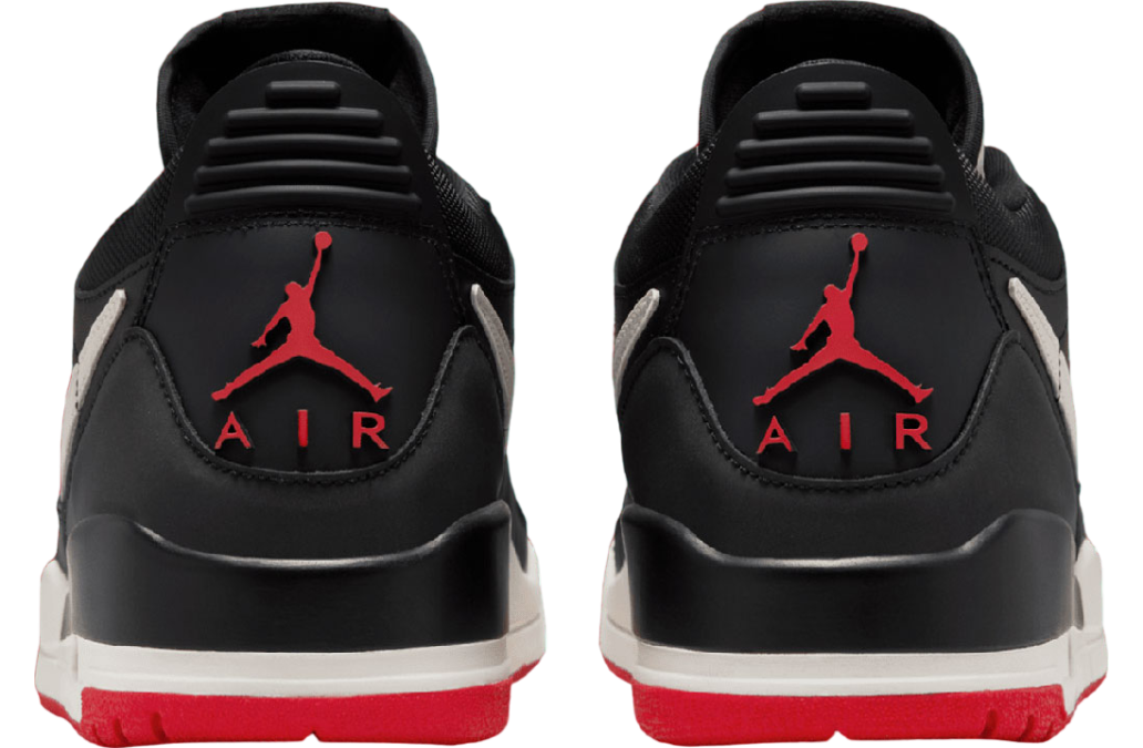 Jordan Legacy 312 Low Black / University Red