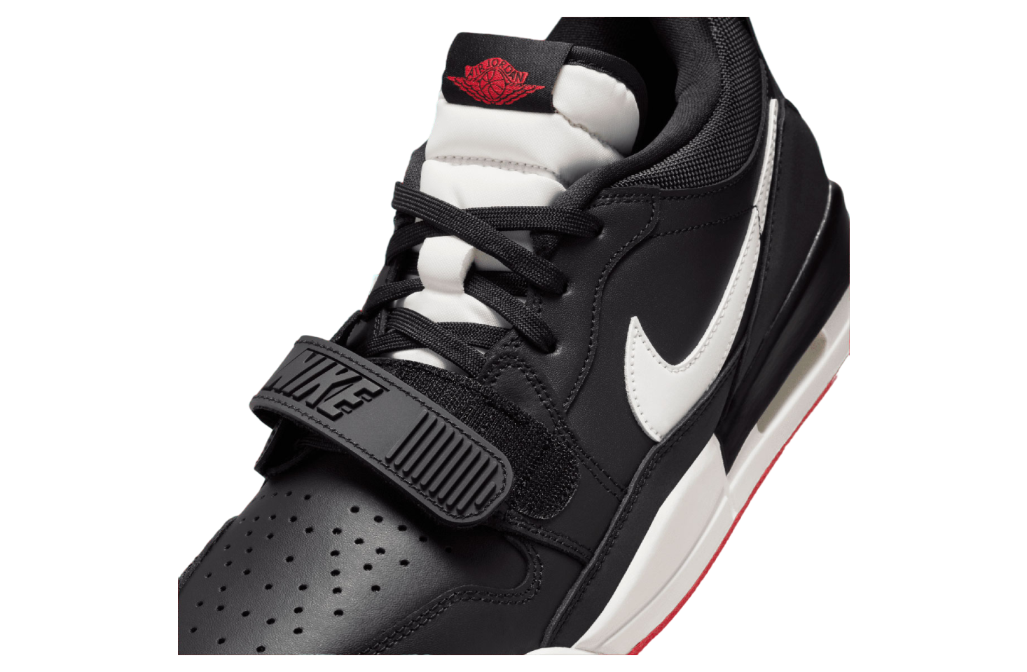 Jordan Legacy 312 Low Black / University Red