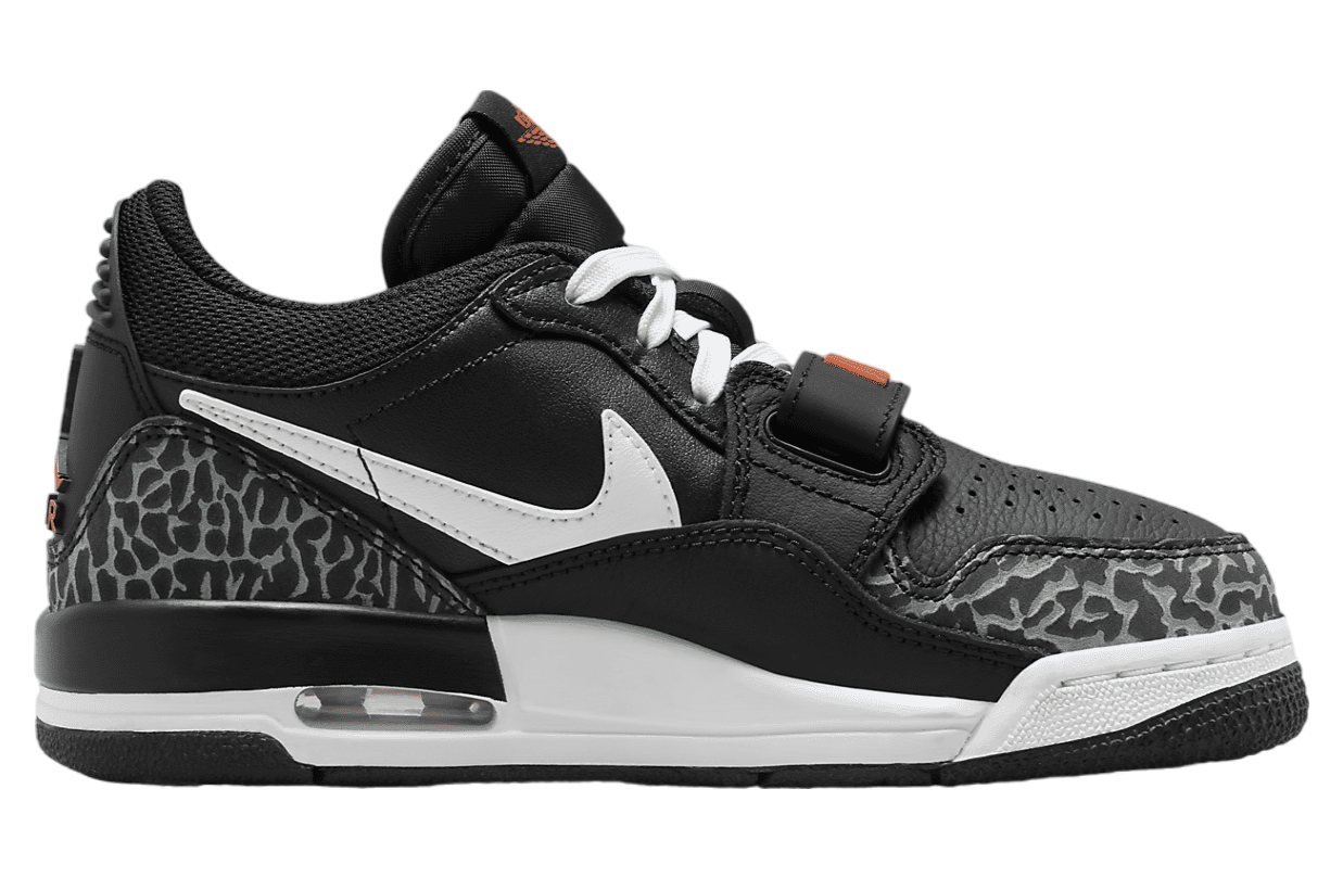 Jordan Legacy 312 Low GS Black / Safety Orange