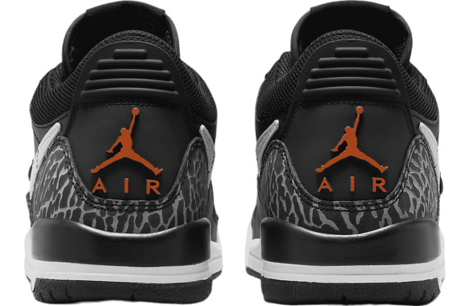 Jordan Legacy 312 Low GS Black / Safety Orange