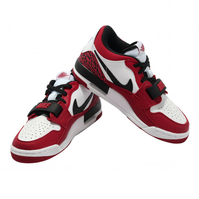  Jordan Big Kid's Air Legacy 312 Low White/Fire Red-Wolf Grey  (CD9054 160) | Basketball
