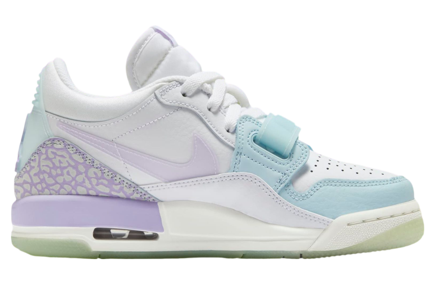 Jordan Legacy 312 Low GS White / Hydrangeas