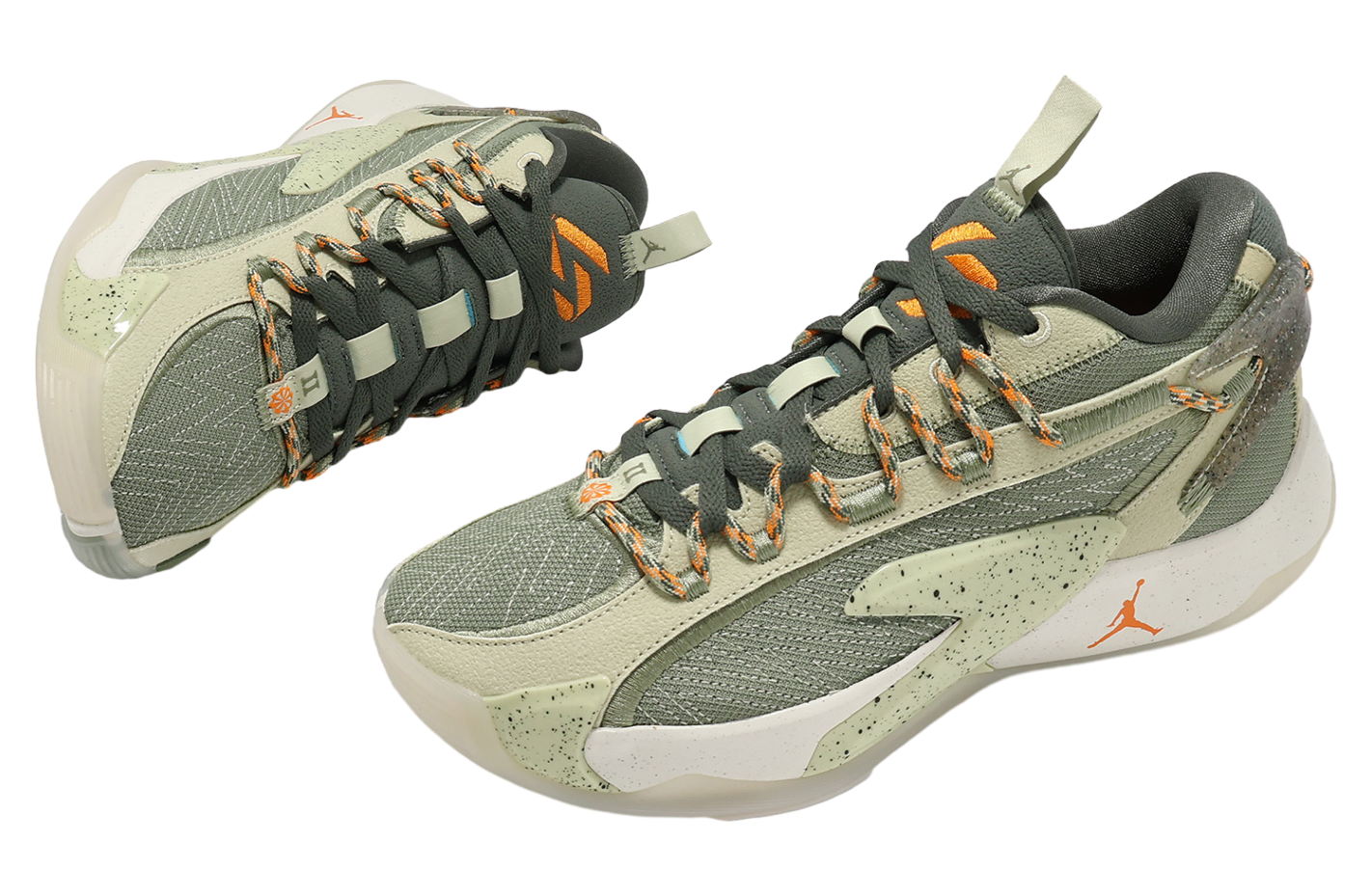 Jordan Luka 2 S PF Olive Aura / Vivid Orange - Mar 2024
