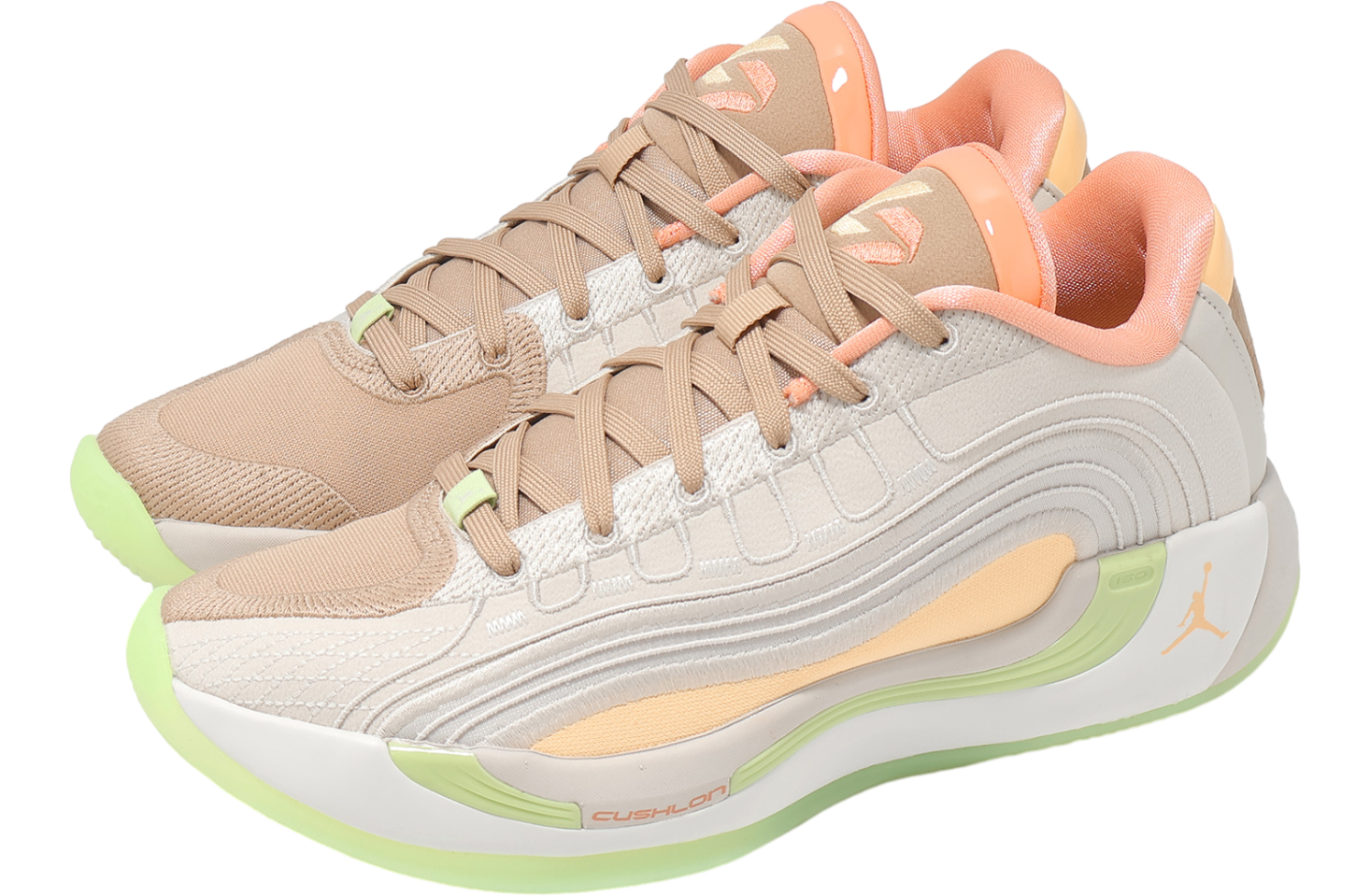 Jordan Luka 4 PF Lt Orewood Brn / Tangerine Tint