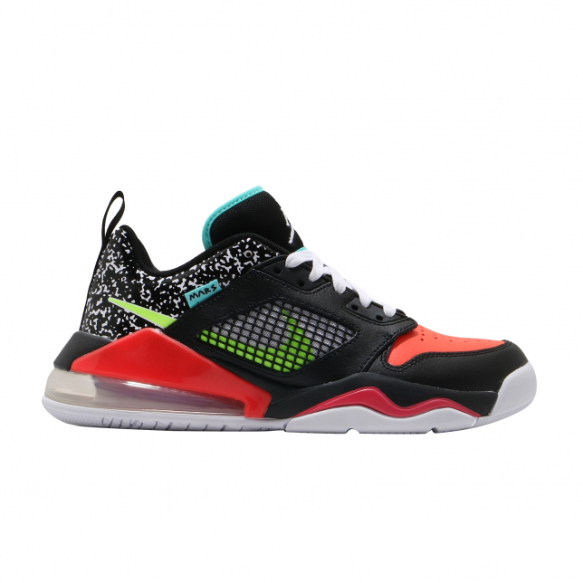 Jordan Mars 270 Low GS Black Volt Laser Crimson