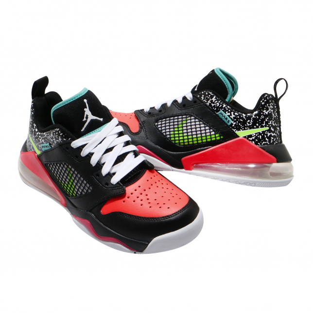 Jordan Mars 270 Low GS Black Volt Laser Crimson