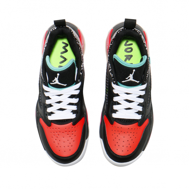 Jordan Mars 270 Low GS Black Volt Laser Crimson