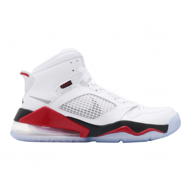 Jordan Mars 270 White Reflect Silver Fire Red