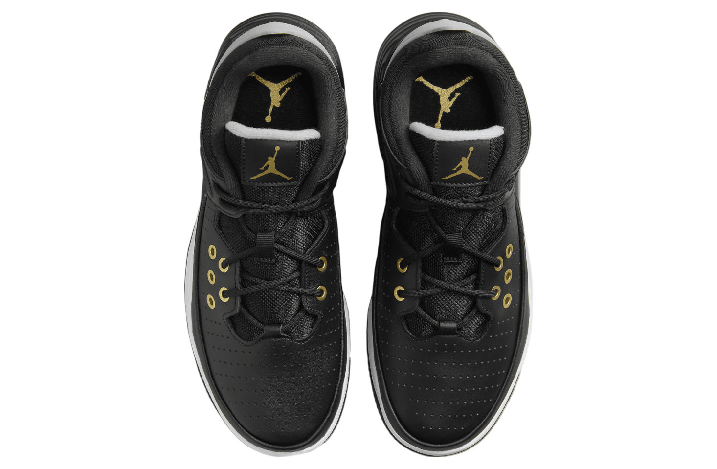 Jordan Max Aura 5 Black / Metallic Gold