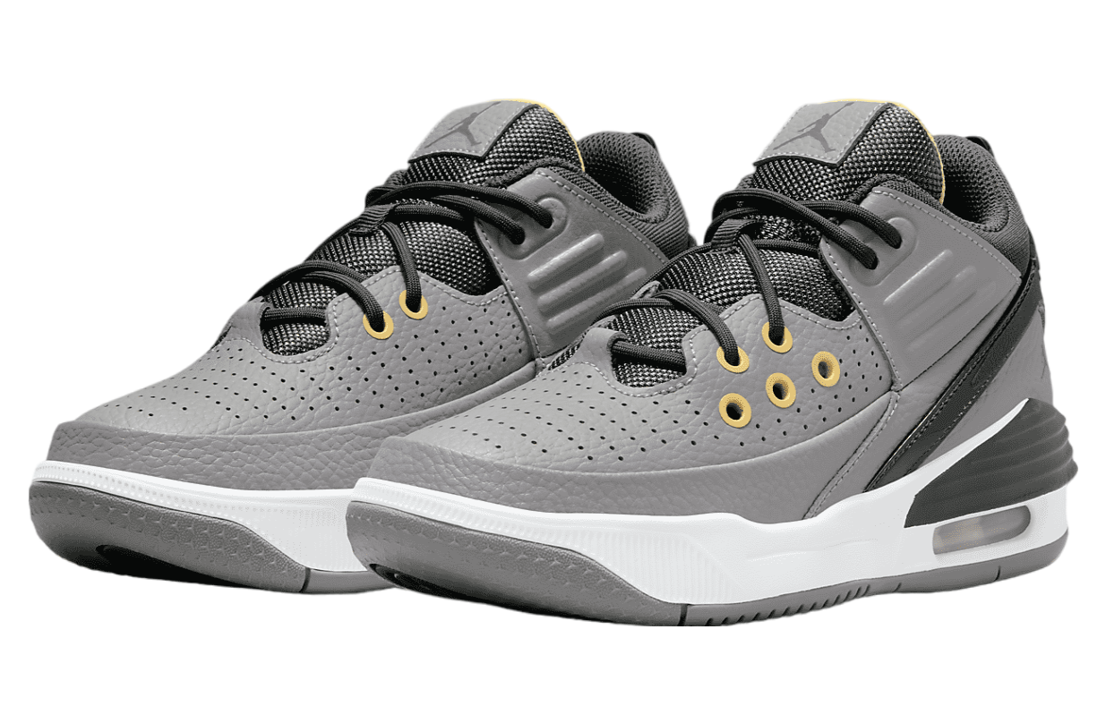 Jordan Max Aura 5 GS Cement Grey / Topaz Gold