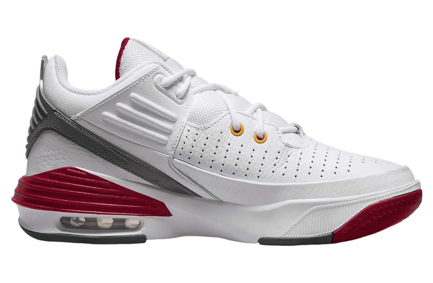 Jordan Max Aura 5 White / Cardinal Red