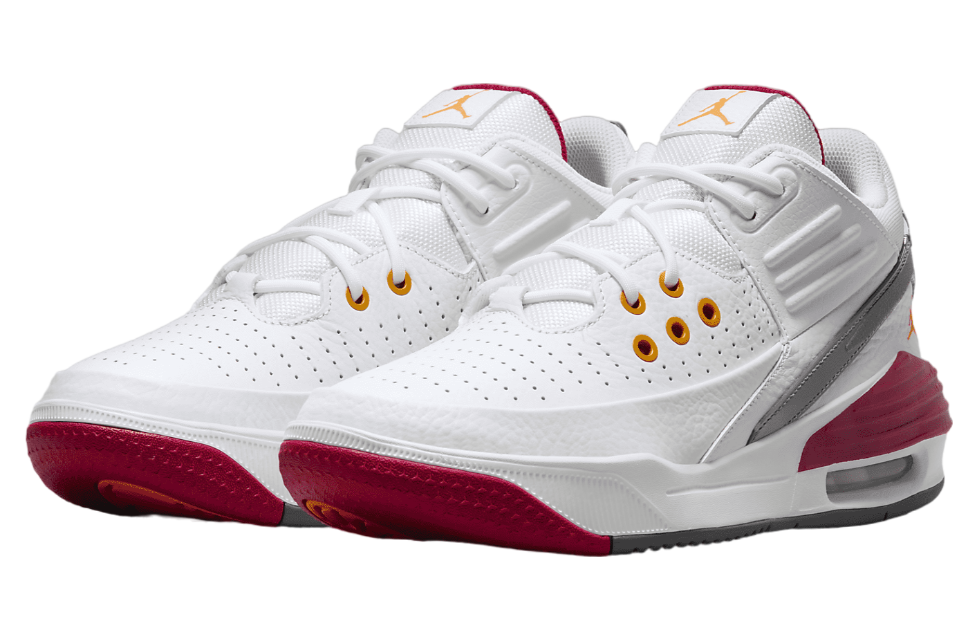 Jordan Max Aura 5 White / Cardinal Red