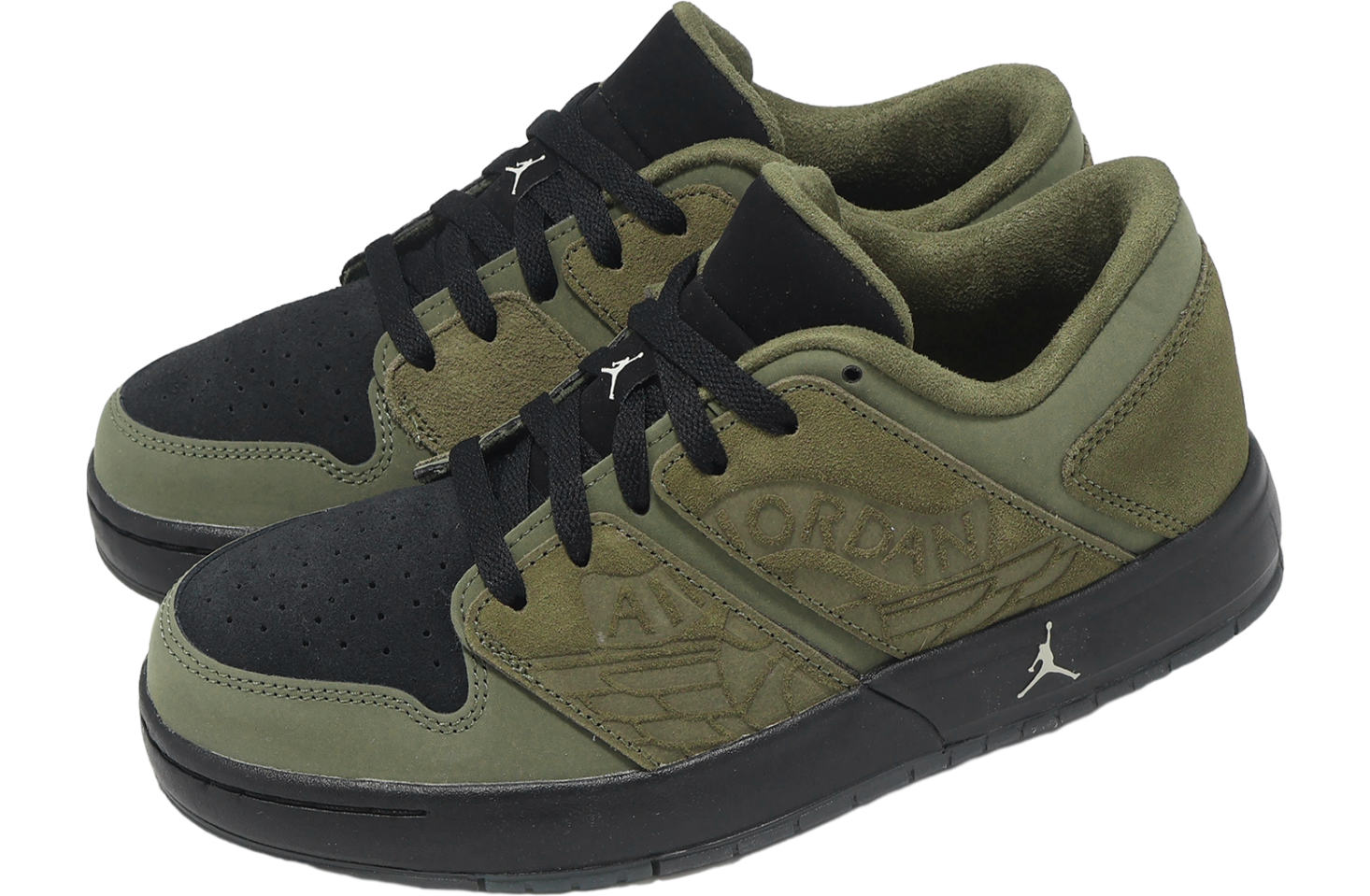 Jordan NU Retro 1 Low GS Medium Olive / Black - Jul 2025