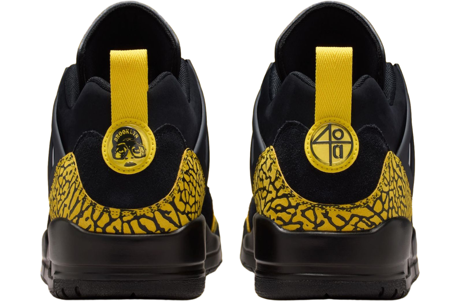 jordan spizike black and yellow