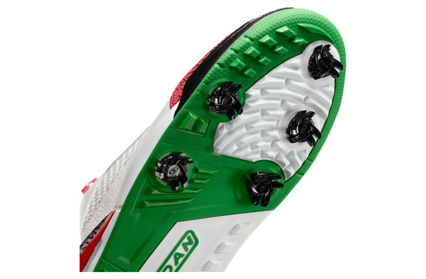 Jordan Spizike Low Golf White / Classic Green