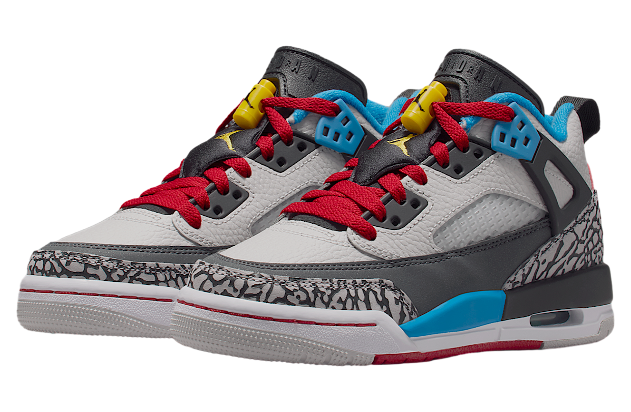 Jordan Spizike Low Se Gs Neutral Grey / Surf Blue