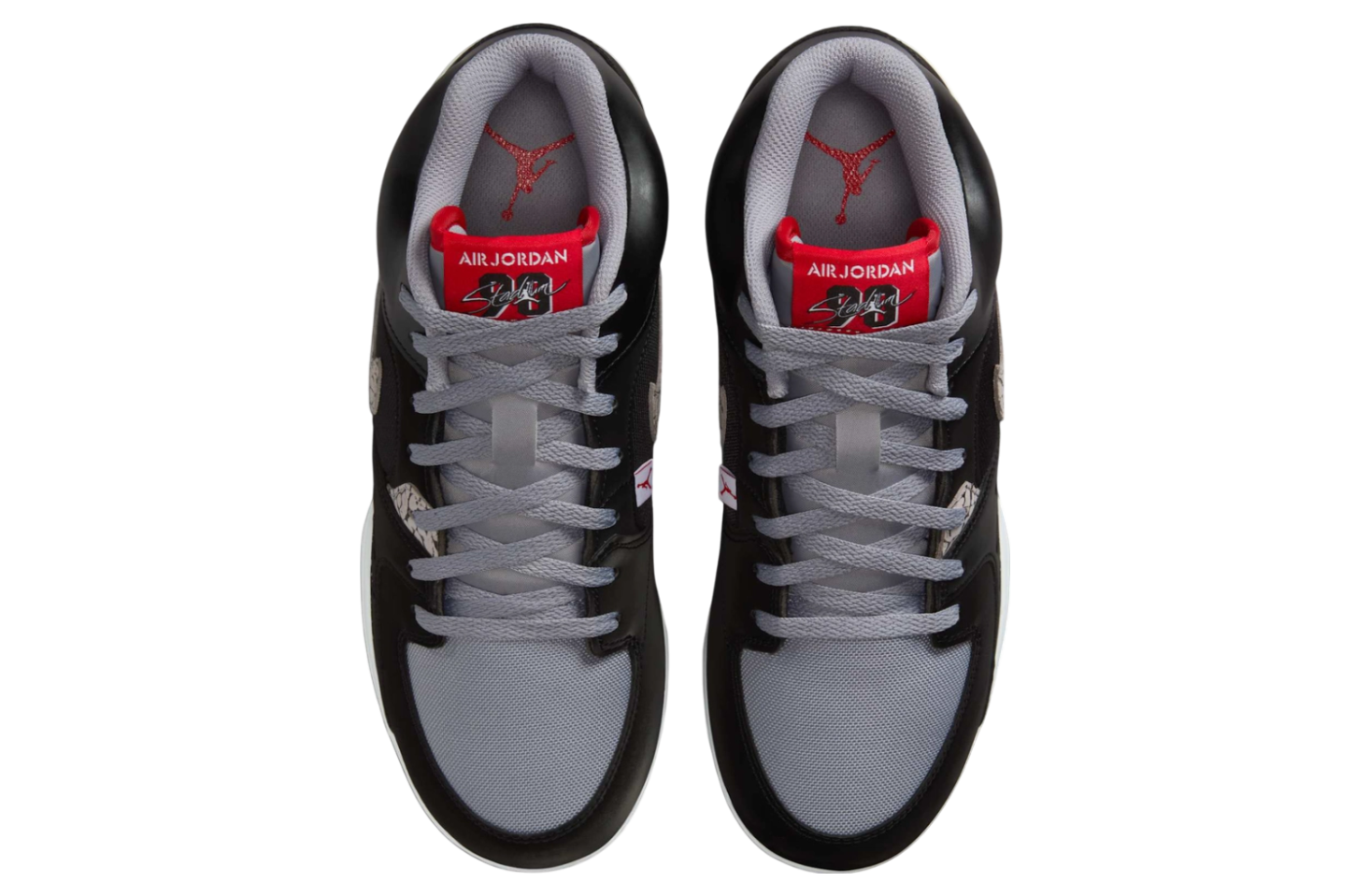 Jordan Stadium 90 Low Football Cleat Black / Cement Grey