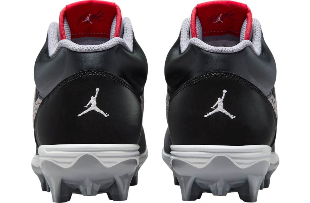 Jordan Stadium 90 Low Football Cleat Black / Cement Grey