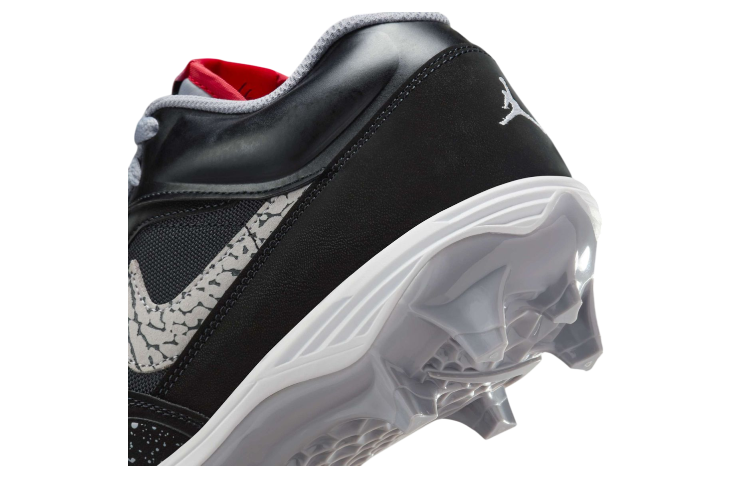 Jordan Stadium 90 Low Football Cleat Black / Cement Grey