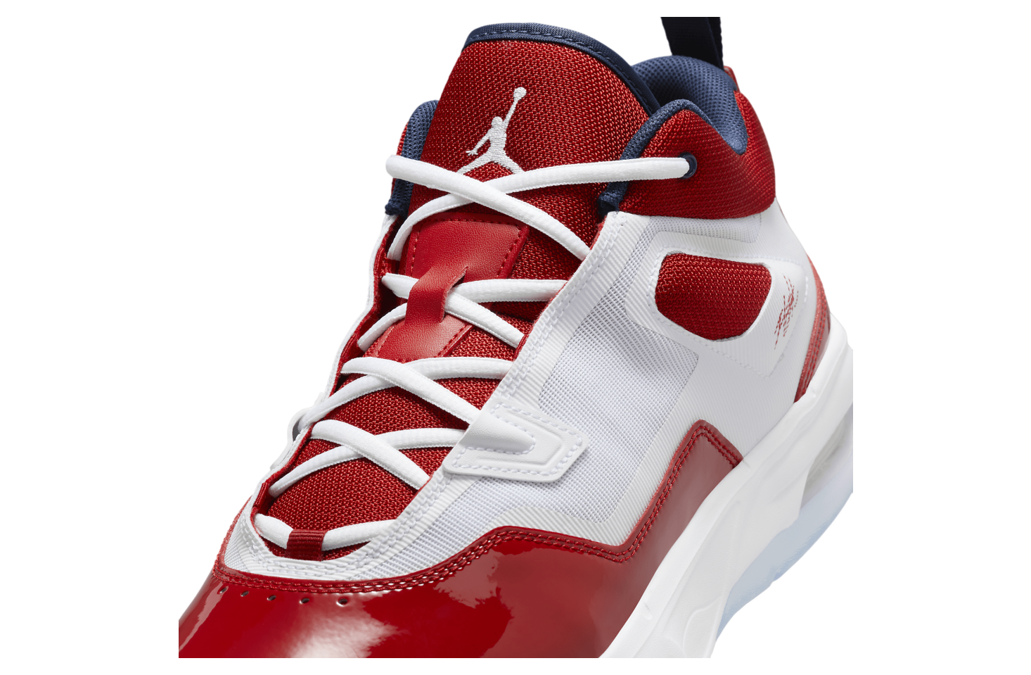 Jordan Stay Loyal 3 White / Varsity Red