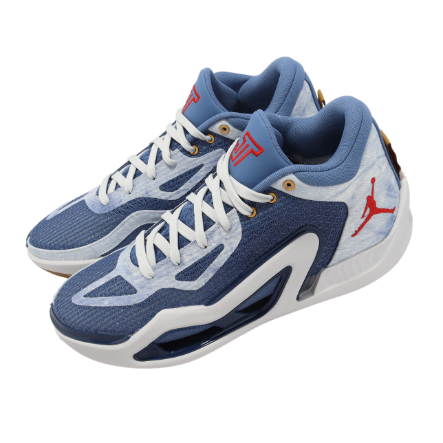 Jordan Tatum 1 PF Stone Blue / University Red - Aug 2023 - DZ3321400