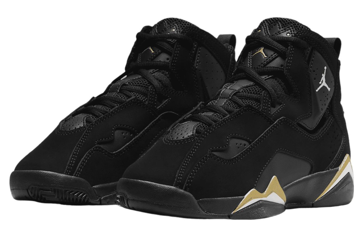 Jordan True Flight GS Black / Metallic Gold