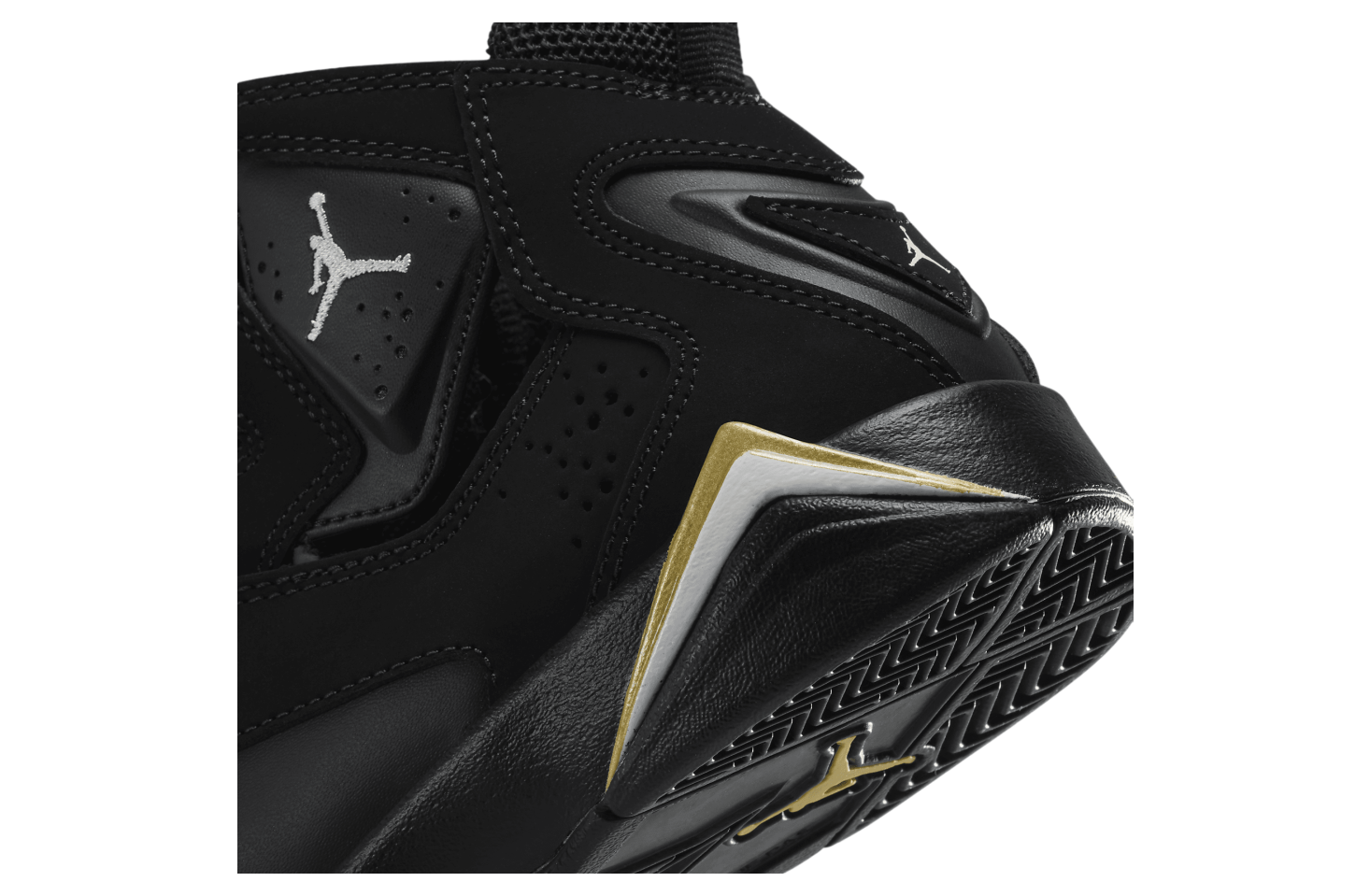 Jordan True Flight GS Black / Metallic Gold