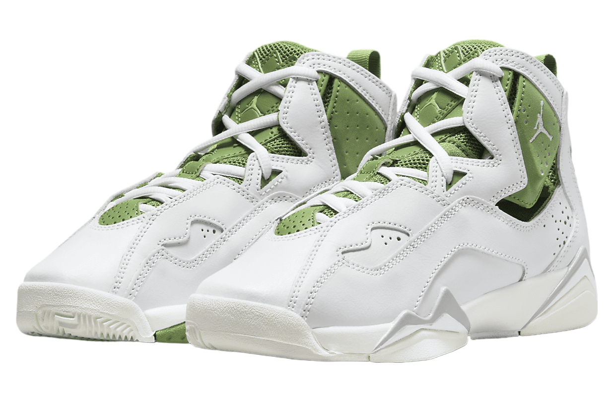 Jordan True Flight GS White / Chlorophyll