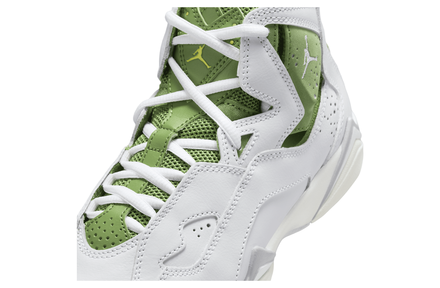 Jordan True Flight GS White / Chlorophyll