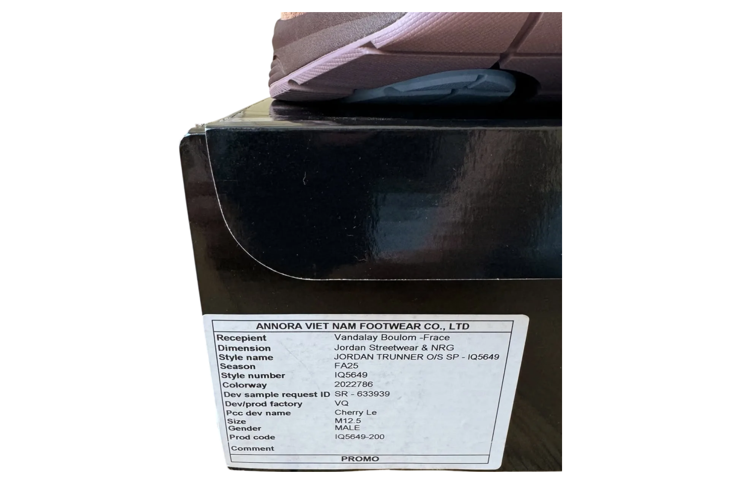 Jordan Trunner O/s Archaeo Brown / Persian Violet
