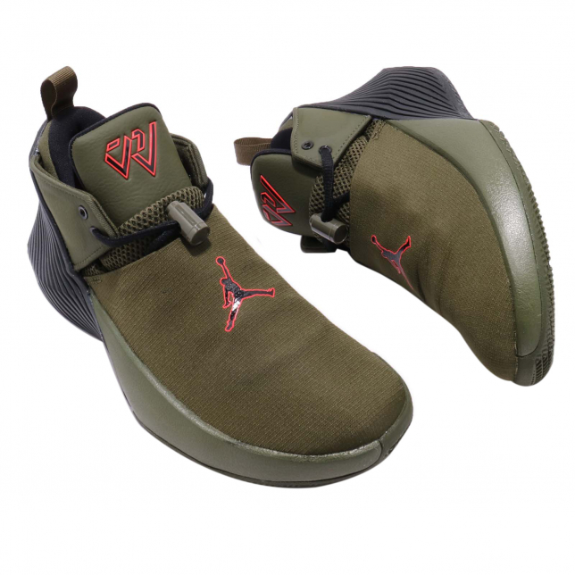 Jordan Why Not Zer0.1 Low GS Olive Canvas