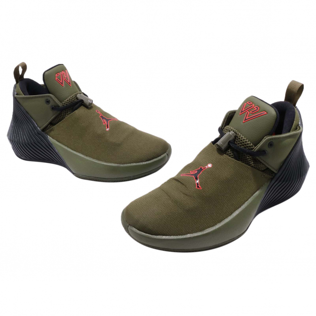 Jordan Why Not Zer0.1 Low GS Olive Canvas