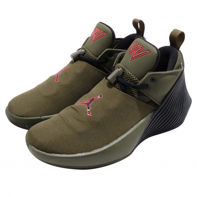 Jordan Why Not Zer0.1 Low GS Olive Canvas