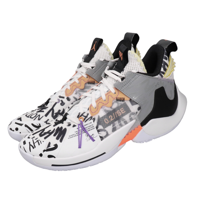 Jordan Why Not Zer0.2 SE PF White / Orange Pulse