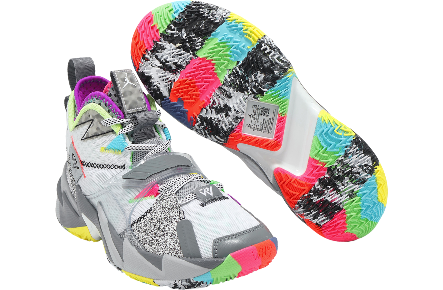 Jordan Why Not Zer0.3 GS White / Cool Grey - Apr 2025