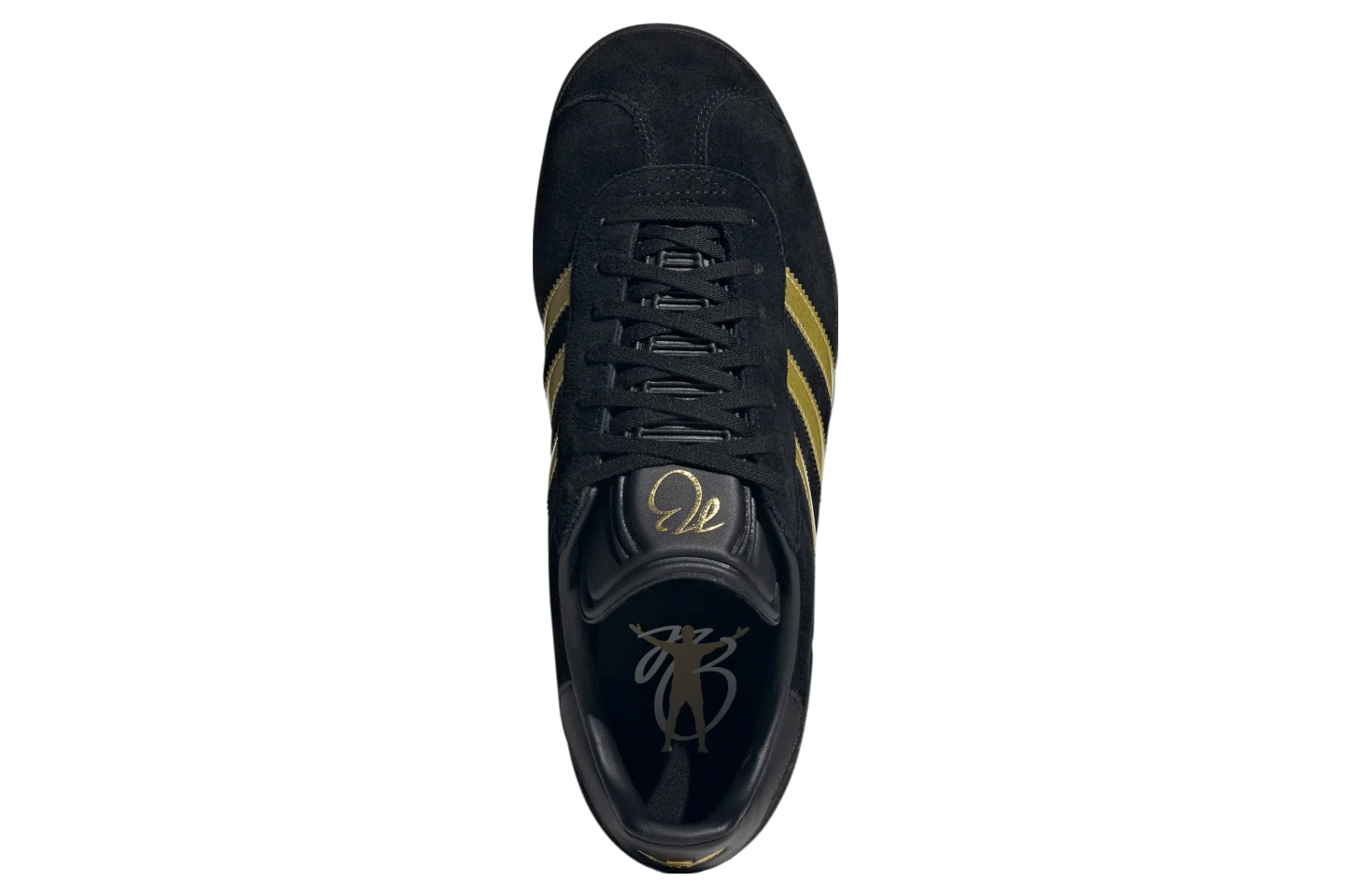 Jude Bellingham x Adidas Gazelle Core Black / Gold Metallic