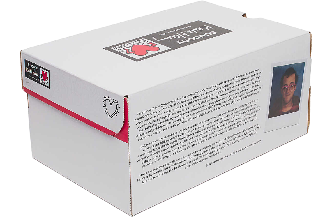 Keith Haring X Saucony Ride 18 Dynamic