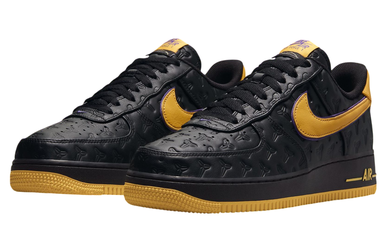 Kobe Bryant x Nike Air Force 1 Low Black Varsity Maize Dec 2024 HV5122 001 KicksOnFire