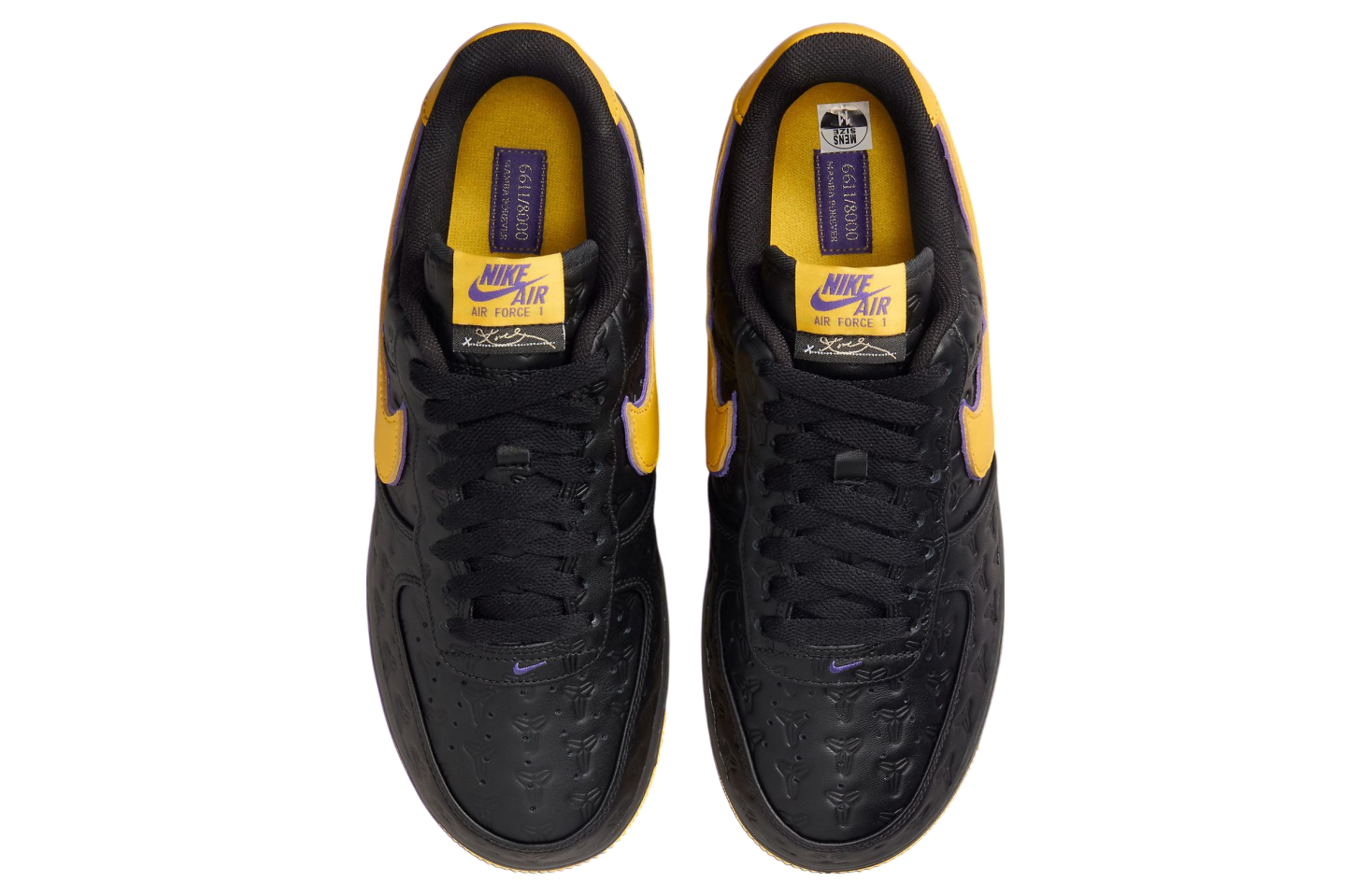 Kobe Bryant x Nike Air Force 1 Low Black / Varsity Maize