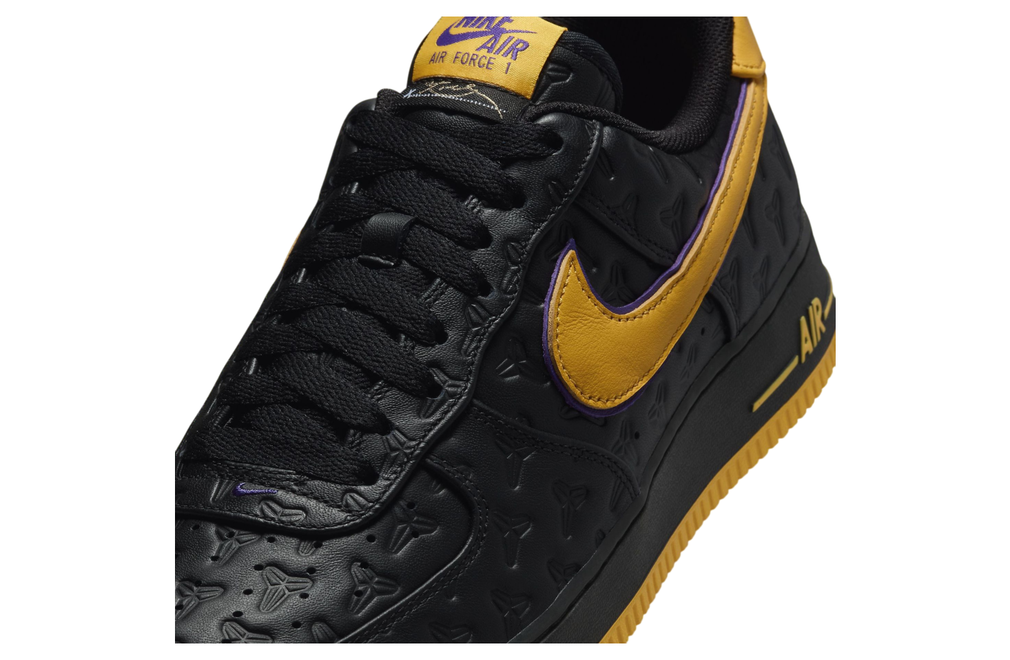 Kobe Bryant x Nike Air Force 1 Low Black / Varsity Maize