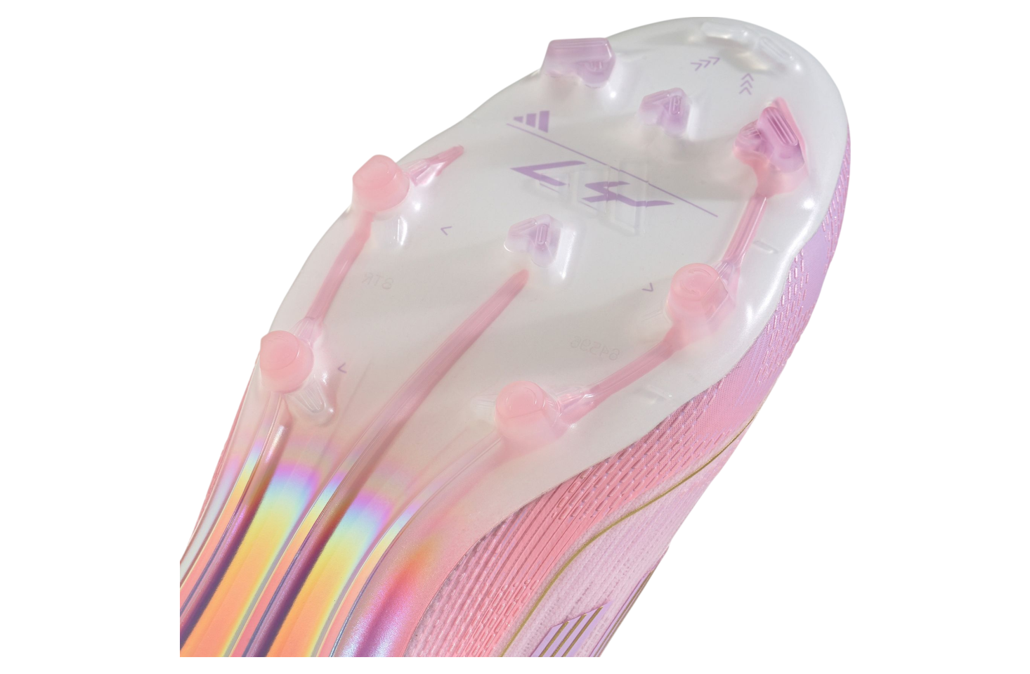 Lamine Yamal x Adidas F50 Clear Pink / Purple Glow