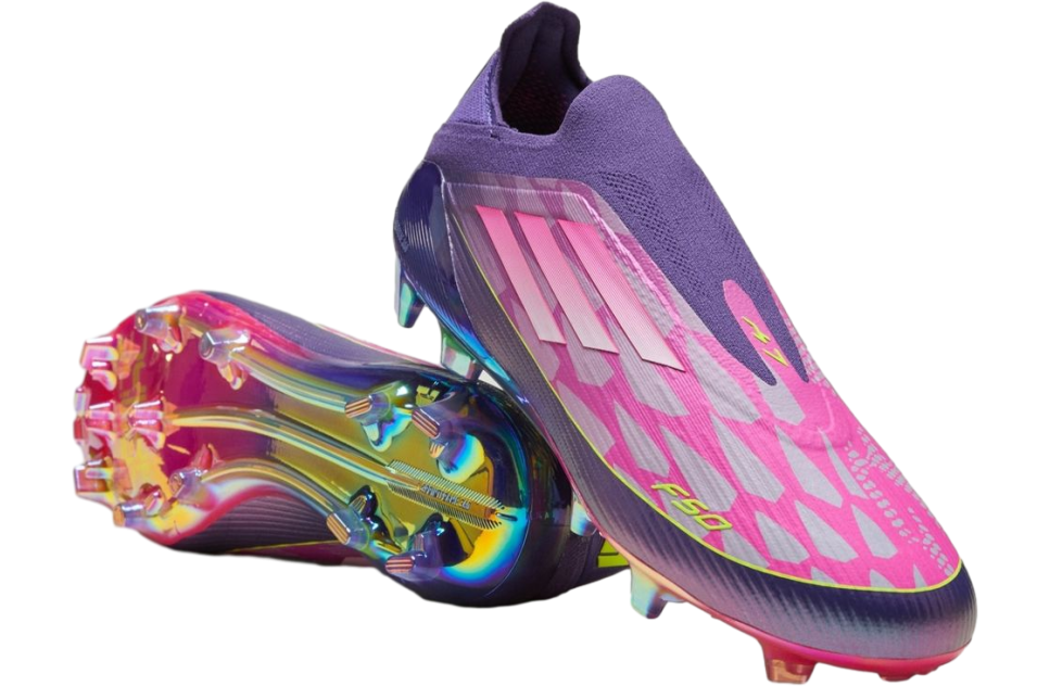 Lamine Yamals X Adidas F50 Purple / Footwear White