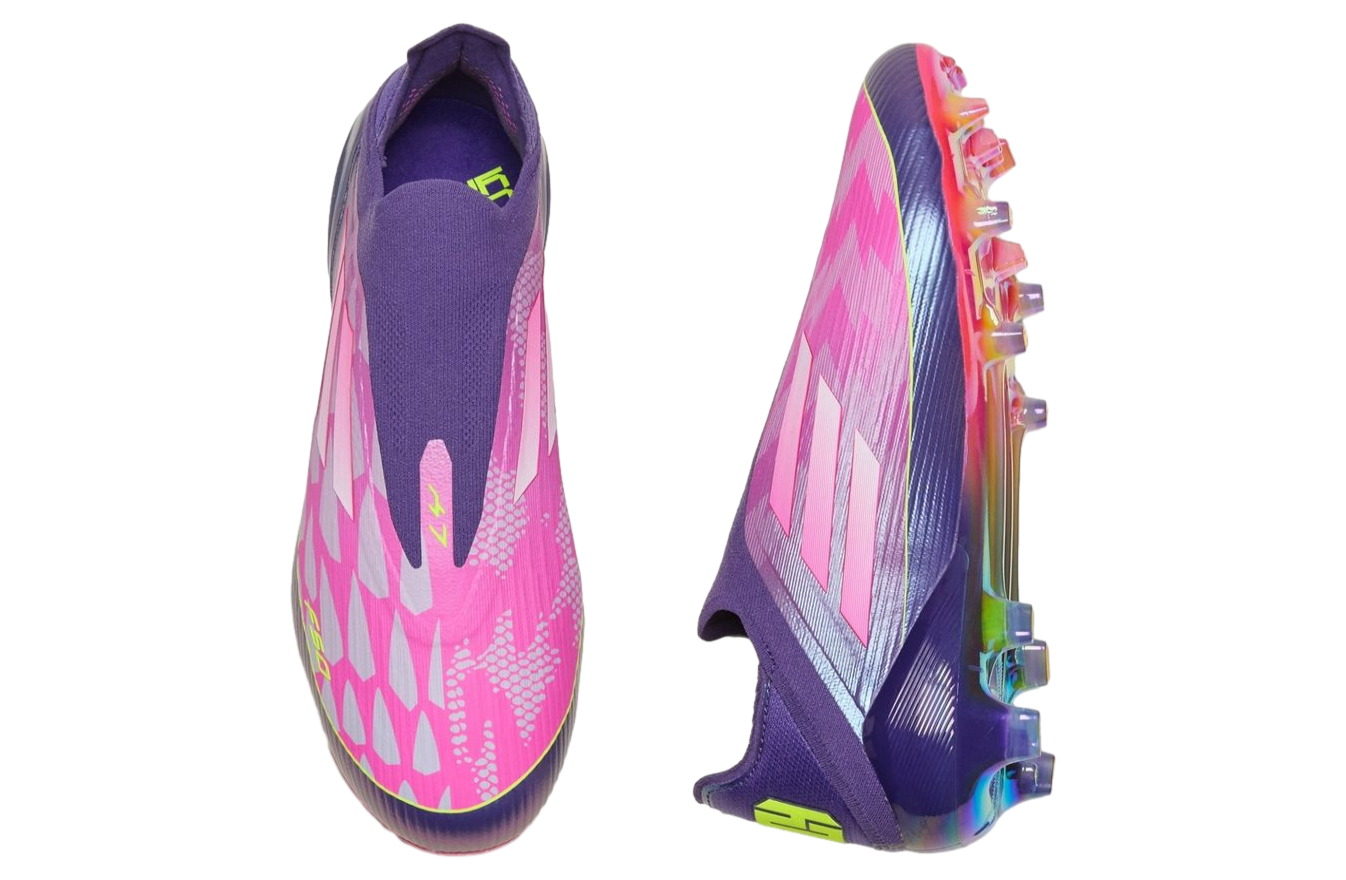 Lamine Yamals X Adidas F50 Purple / Footwear White