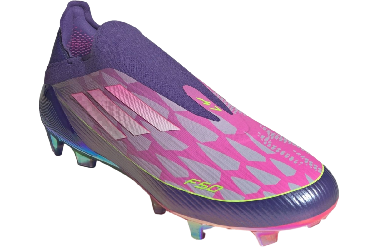 Lamine Yamals X Adidas F50 Purple / Footwear White