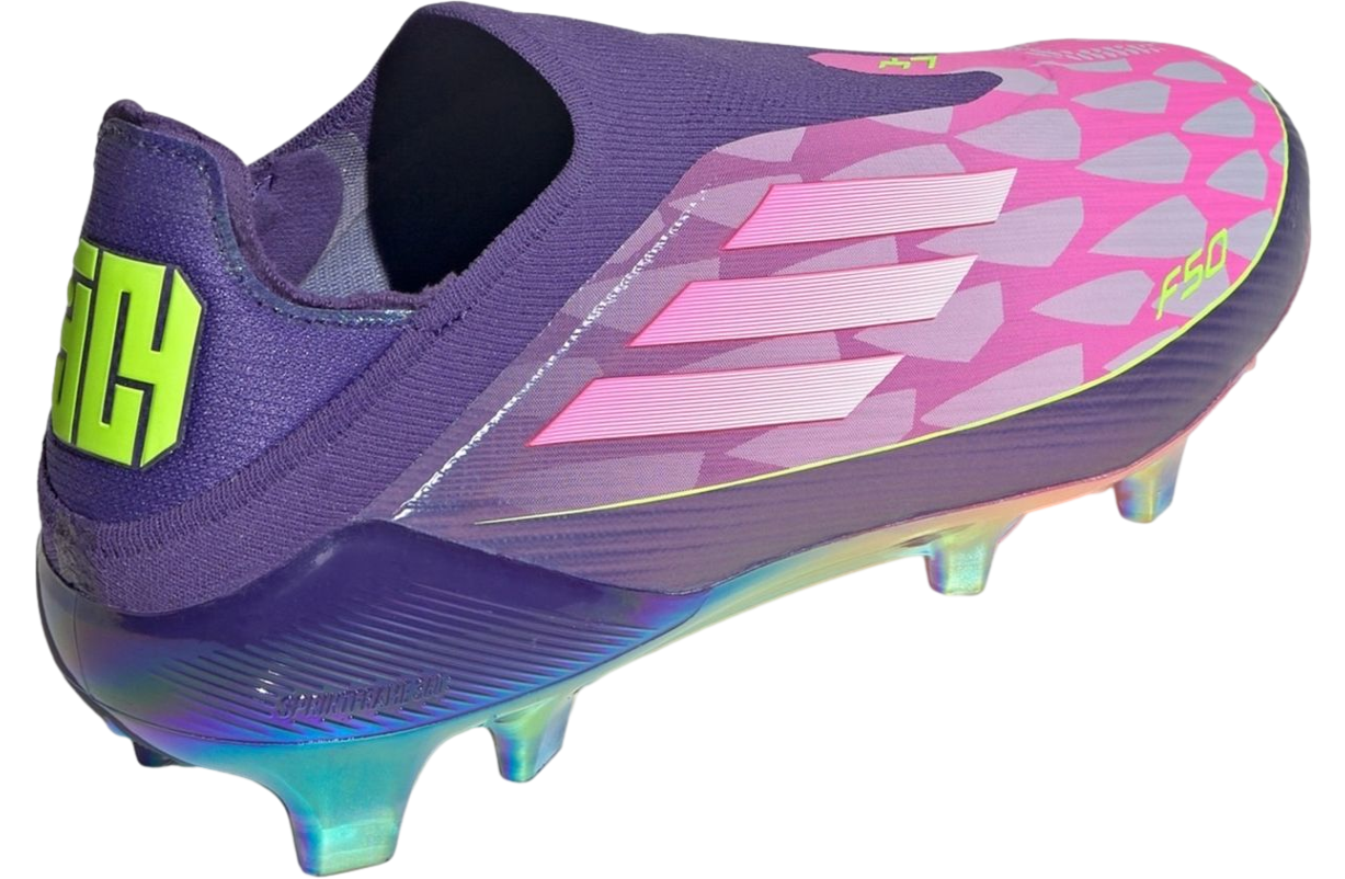 Lamine Yamals X Adidas F50 Purple / Footwear White
